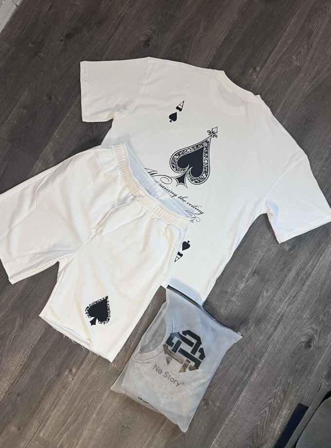 Ace Of Hearts OffWhite Set – Oversized Collection