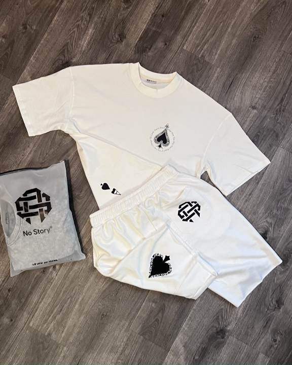 Ace Of Hearts OffWhite Set – Oversized Collection
