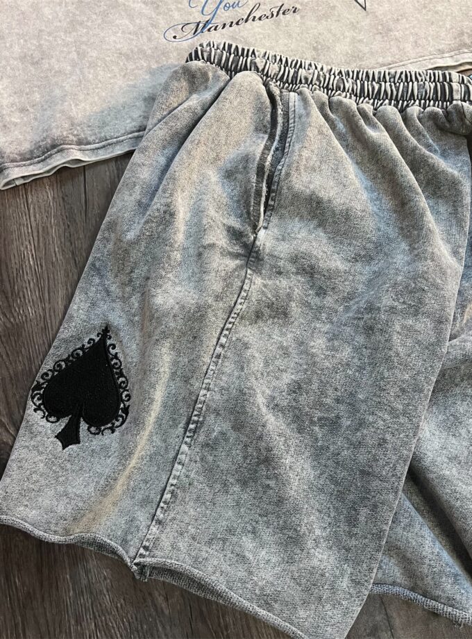 AcidWash Ace Of Hearts Set – Oversized Collection