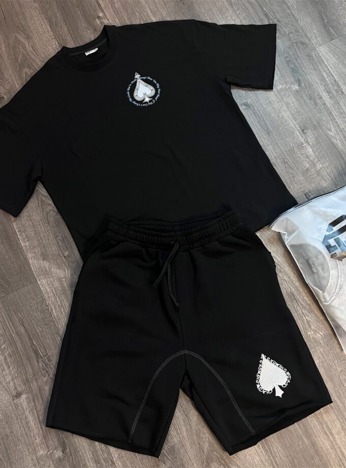 Ace Of Hearts Black Set – Oversized Collection