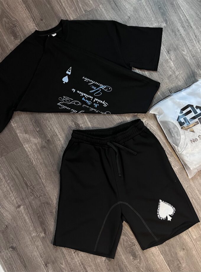 Ace Of Hearts Black Set – Oversized Collection