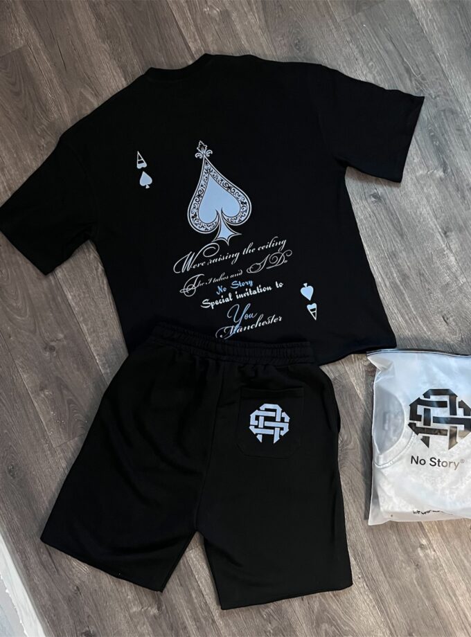 Ace Of Hearts Black Set – Oversized Collection