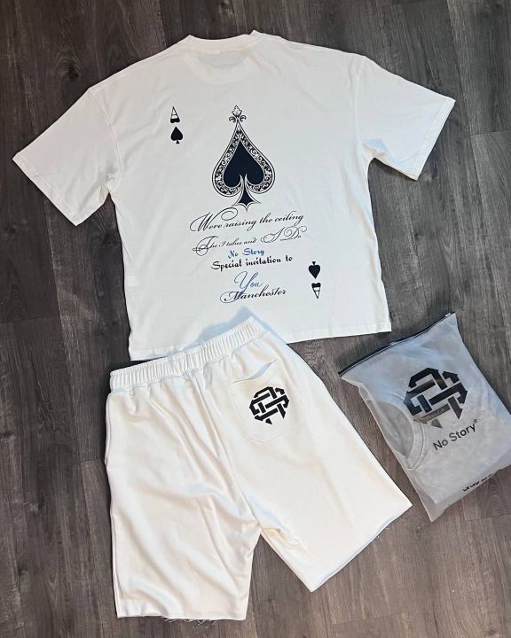 Ace Of Hearts OffWhite Set  – Oversized Collection