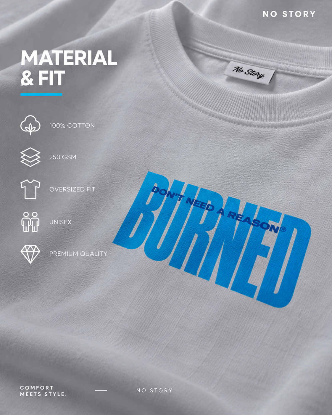 Burned — Oversized T-Shirt - Image 4